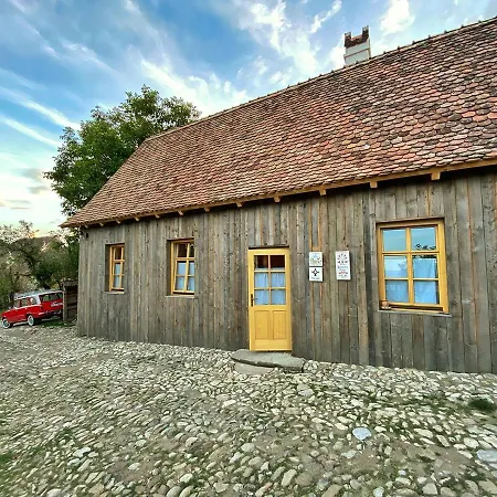 Viscri 32 - White Barn And Blue House-3